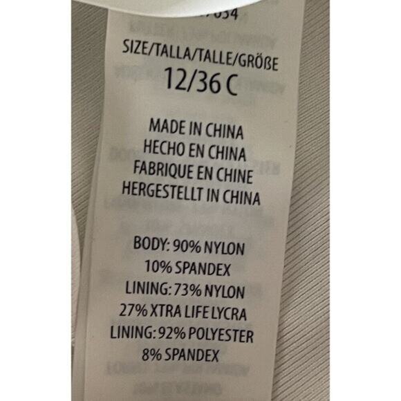 Coco Reef Contours Stellar Shapemaker One Piece Swimsuit Size 12/36C NWT $140 - Picture 5 of 5